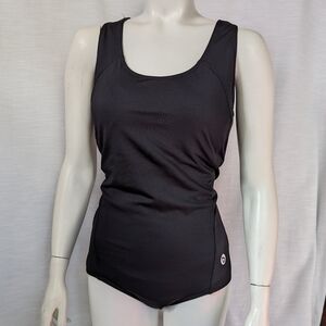 Baleaf Black Athletic-Style One Piece‎ Swimsuit